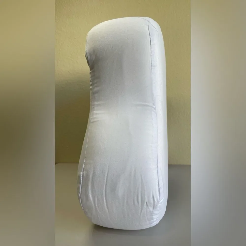 Premium White Contour Neck Pillow - Supportive Home Bedding Pillow